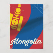 Reisposter in Mongolië  stijl Briefkaart (Voorkant)