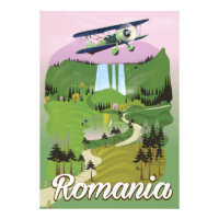 Reisposter in Roemeense  stijl