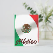 Reisposter in vintage stijl van México Briefkaart (Staand voorkant)
