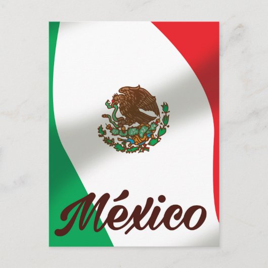 Reisposter in vintage stijl van México Briefkaart (Voorkant)