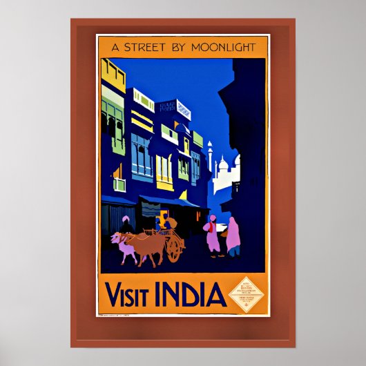Reisposter -India Poster (Voorkant)