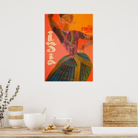 REISPOSTER, India Poster (Keuken)