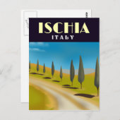 Reisposter Ischia Italië Briefkaart (Voorkant / Achterkant)