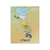 Reisposter Italië. Notitieblok (Linkerzijde)