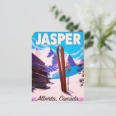 Reisposter Jasper Alberta Canada Briefkaart (Staand voorkant)