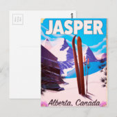 Reisposter Jasper Alberta Canada Briefkaart (Voorkant / Achterkant)