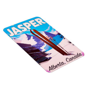 Reisposter Jasper Alberta Canada Magneet