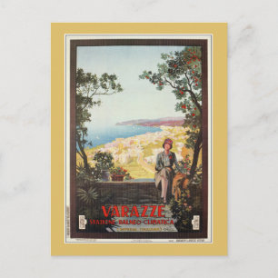 reisposter Jazz Age Varazze Briefkaart