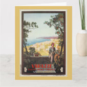  reisposter Jazz Age Varazze Kaart (Voorkant)