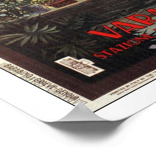  reisposter Jazz Age Varazze Poster (Hoek)