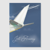 Reisposter Jet Away. (Voorkant)