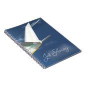 Reisposter 'Jet Away'. Notitieboek (Rechterzijde)