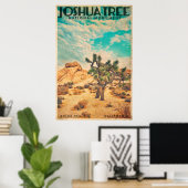 reisposter Joshua Tree Poster (Thuiskantoor)