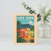 Reisposter Kaapstad, Zuid-Afrika, Briefkaart (Staand voorkant)