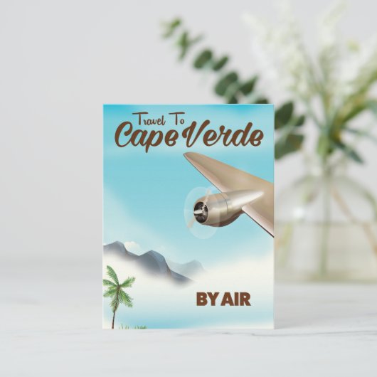 Reisposter Kaapverdië Briefkaart (Staand voorkant)