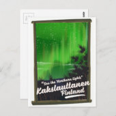 Reisposter Kakslauttanen finland Briefkaart (Voorkant / Achterkant)