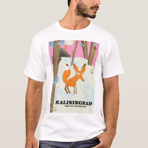 Reisposter Kaliningrad "voor een avontuur" T-shirt