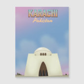 Reisposter Karachi Pakistan (Voorkant)