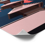 Reisposter Kathmandu Nepal Poster (Hoek)