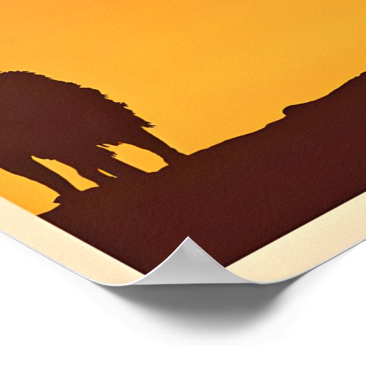 Reisposter Kenia-Afrika Poster (Hoek)