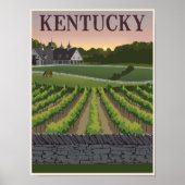 Reisposter Kentucky Poster (Voorkant)