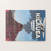 Reisposter Kīlauea Hawaii-vulkaan Legpuzzel (Horizontaal)