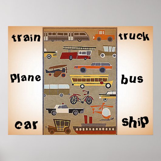Reisposter kind poster (Voorkant)