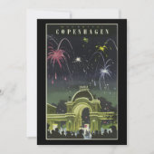  reisposter Kopenhagen, Kaart (Voorkant)