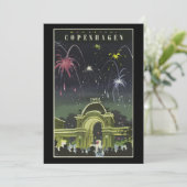 reisposter Kopenhagen, Kaart (Staand voorkant)