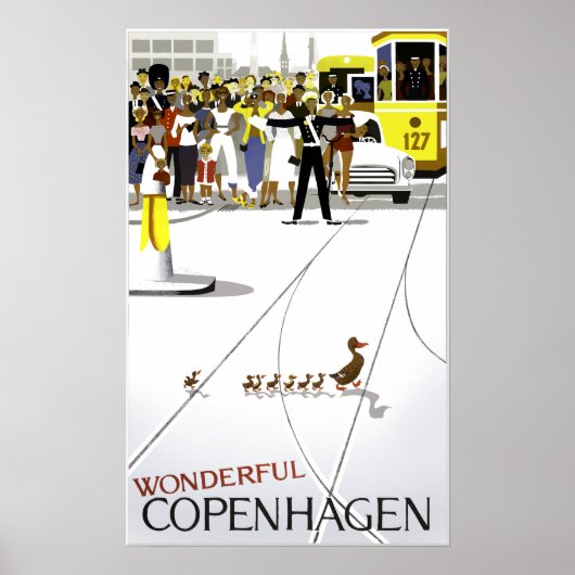 Reisposter Kopenhagen Poster (Voorkant)