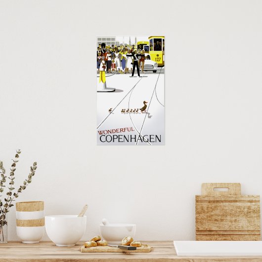 Reisposter Kopenhagen Poster (Keuken)