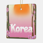 Reisposter Korea Flowers Keramisch Ornament (Links)