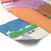 Reisposter Kunst Amerika Poster (Hoek)
