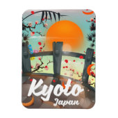 Reisposter Kyoto Japan Magneet (Verticaal)