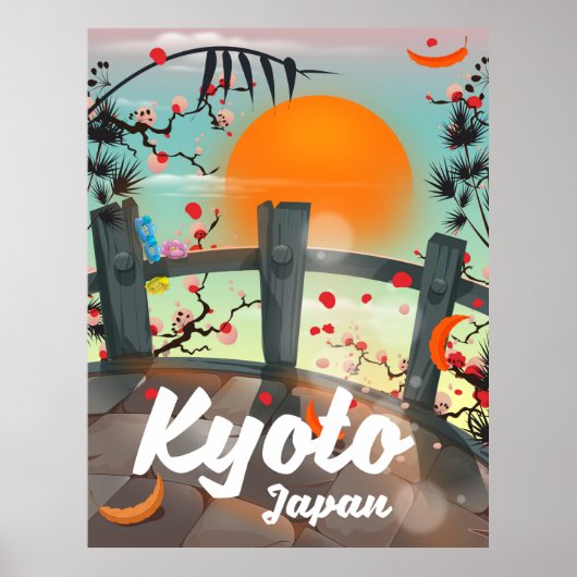 Reisposter Kyoto Japan Poster (Voorkant)