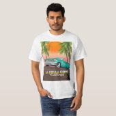 Reisposter La Jolla Cove California T-shirt (Voorkant volledig)