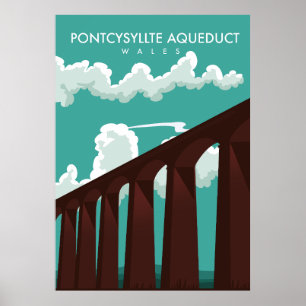 Reisposter lederfoot Viaduct Scotland Poster