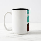 Reisposter lederfoot Viaduct Scotland Tweekleurige Koffiemok (Links)