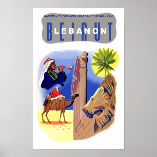 Reisposter Libanon Poster (Voorkant)