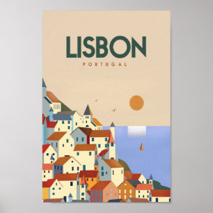 Reisposter Lisboa lisboa Poster