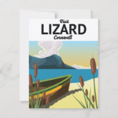 Reisposter Lizard aan zee (Achterkant)