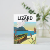 Reisposter Lizard aan zee (Staand voorkant)