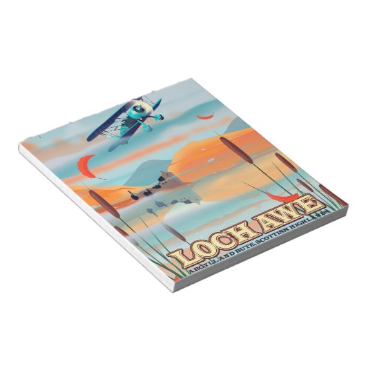 Reisposter Loch Awe Scotland Notitieblok (Schuin)