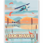 Reisposter Loch Awe Scotland Sticker (Voorkant)