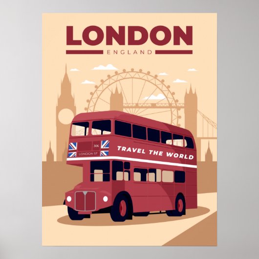 Reisposter LONDON Poster (Voorkant)