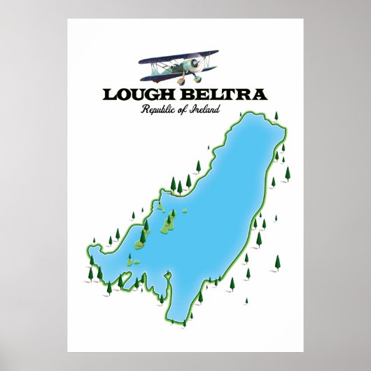 Reisposter Lough Beltra Ireland Poster (Voorkant)