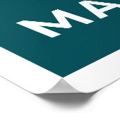 reisposter MALAYSIA Poster (Hoek)