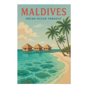 Reisposter (Maldiven) Perfect Poster