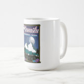 Reisposter Manaslu Himalayas Nepal Koffiemok (Voorkant rechts)