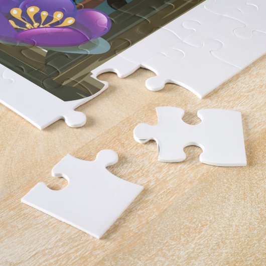 Reisposter Manaslu Himalayas Nepal Legpuzzel (Zijkant)